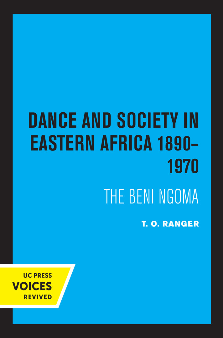 Cover image for Dance and Society in Eastern Africa 1890–1970 ISBN 9780520328358